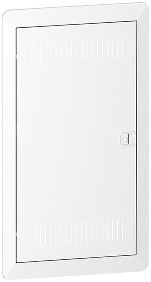 Porte rainurée SE Resi9 avec cadre 3 rangées pour 12UM/rangée IP30 344×624×90mm