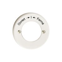 Frontset Ouvert-I-Fermé weiss für Schlüsselschwenktaster FH