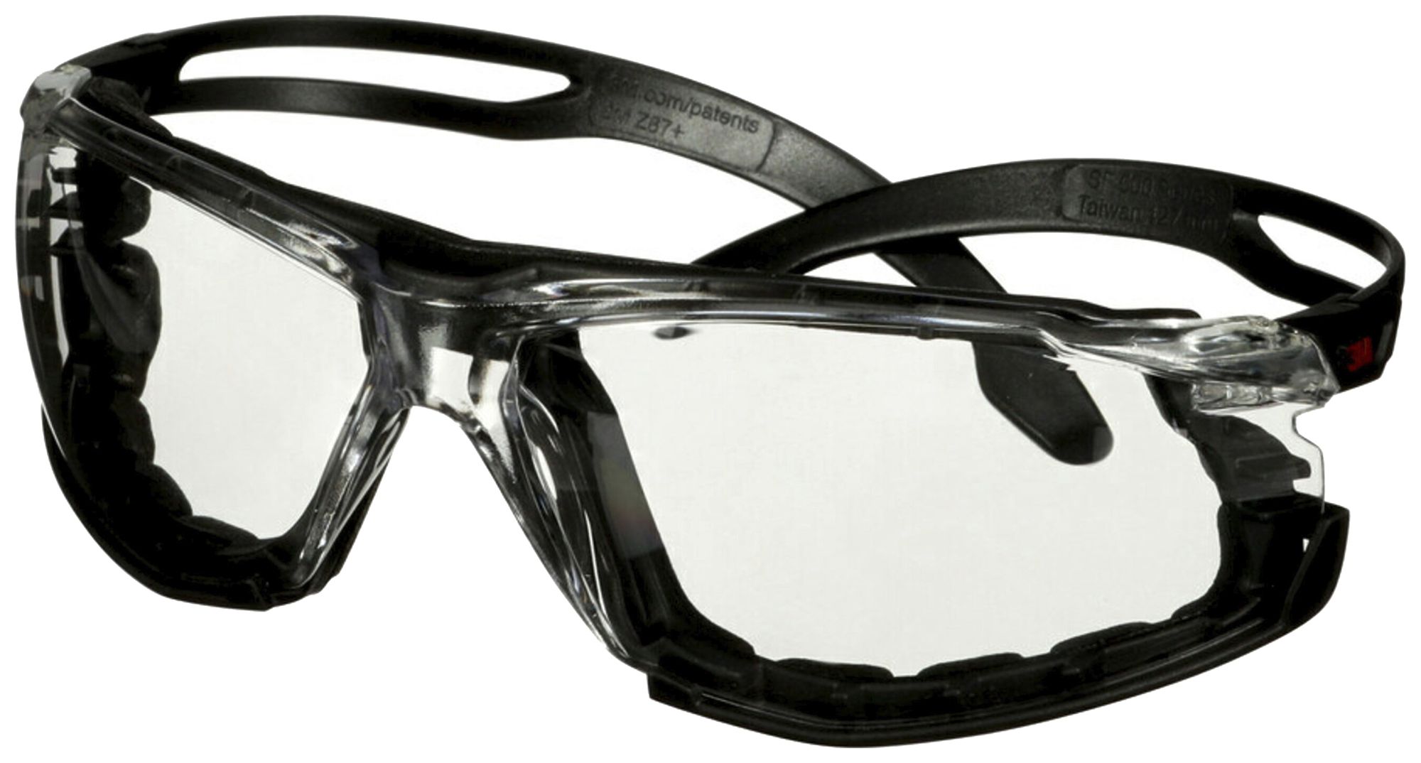 Schutzbrille 3M SecureFit SF501SGAF-BLK-FM Bügel schwarz Gläser transparent