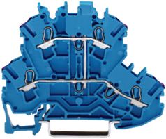 Morsetto 2 piani WAGO TOPJOB S (N) 2.5mm² blu