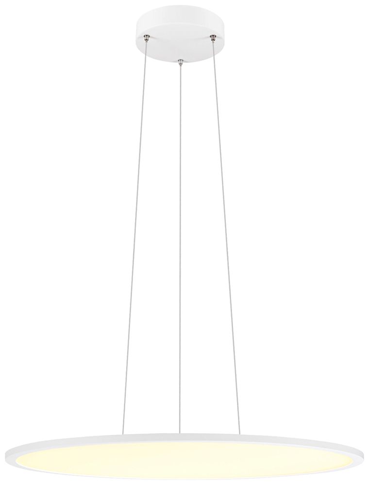 LED-Pendelleuchte SLV PANEL 60 29W 3050lm 3000…4000K DALI DIM Ø600×600mm ws