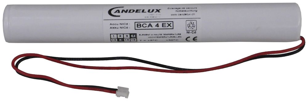 Accu NiCd 70°C 1×4.8V/1.8Ah 1h per CFA 6-80.VTM-4.1