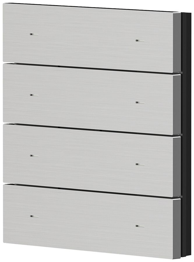 Wippe Theben iONprime PB 4R Metall Aluminium