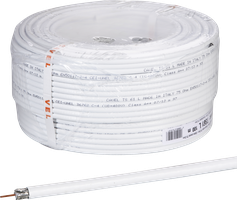 Koaxialkabel trishielded 75 Ohm Blister à 100 m