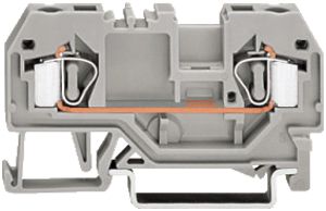 Durchgangsklemme WAGO 4mm² grau