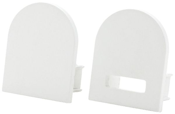 Endkappe SG StripLine 27×21×12mm Kunststoff weiss 2 Stk
