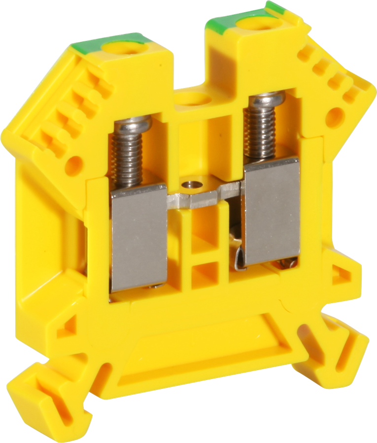 Borne de passage joignable WZ 0.5…6mm² 41A 1000V vis 2×1 rail DIN 35mm vt-jn