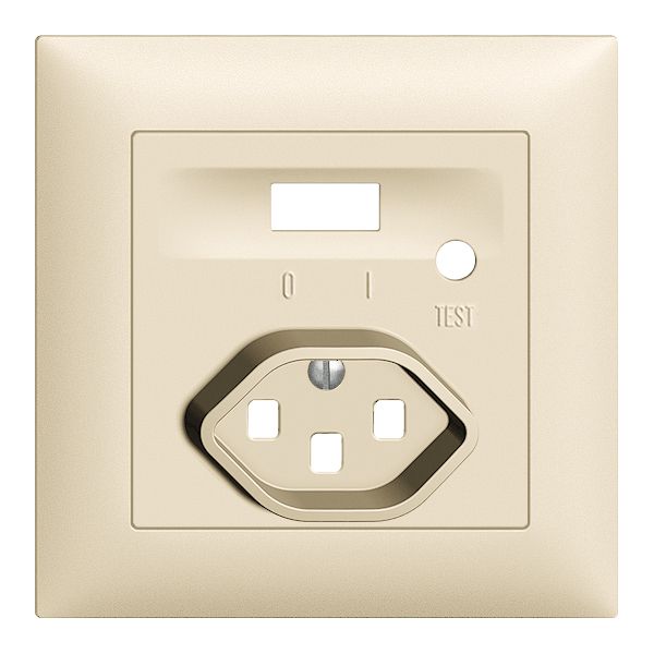 Kit frontale EDIZIOdue per presa FI crema