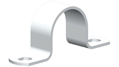 Metall plastifiziert 2-lappig