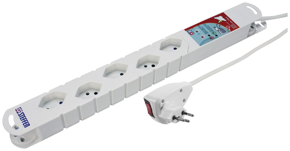 Prise multiple STEBA TWIST VARILAS 5×T13 avec protection anti-surtension