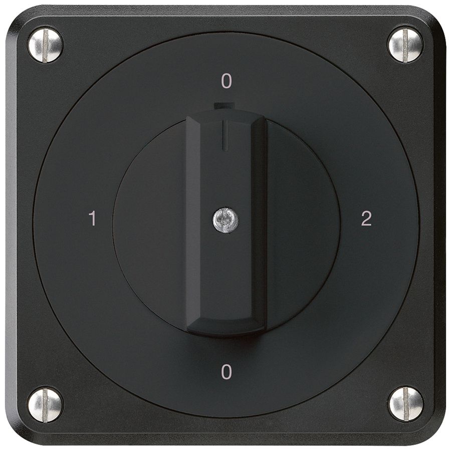 UP-Drehschalter robusto IP55 Schema 2/1P schwarz