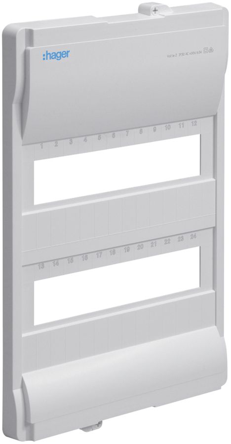 Abdeckung Hager Volta 2-reihig 443×279×31mm