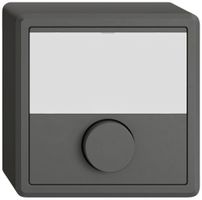 Pulsante di suoneria AP EDIZIO.liv SNAPFIX® 6A 250V targhetta nome grs