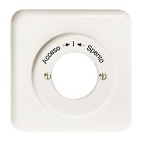Frontset Accesso-I-Spento weiss f Schlüsselschwenktaster FH