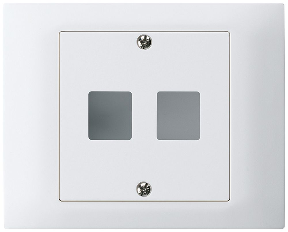 EB-Montageset HMS kallysto mit EB-Dose G3 für 2 Module weiss