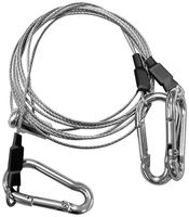 Corda di sicurezza ESYLUX JUNA 1000mm alluminio trasparente