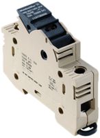 Borne fusible Weidmüller WSI /1 10X38/LED 1KV connexion à vis 25mm² TS35 beige