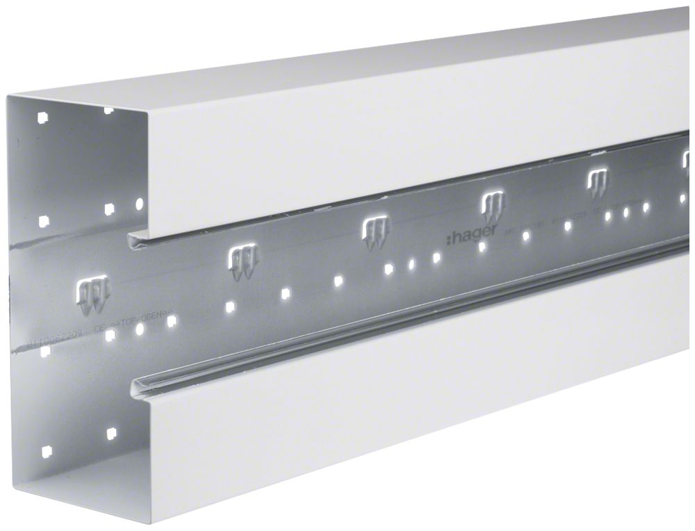 Canal d'allège tehalit BRS 210×100×2000mm acier blanc trafic