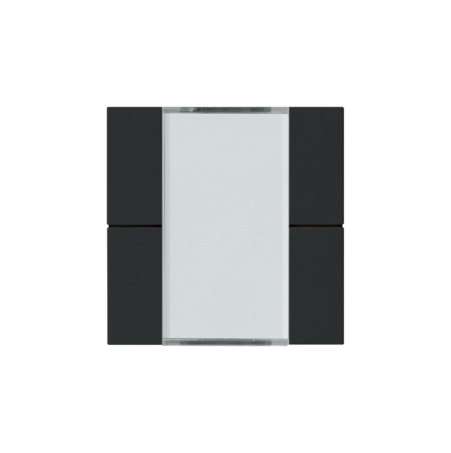 Kit frontal Hager kallysto 4×KNX systemlink/easylink noir