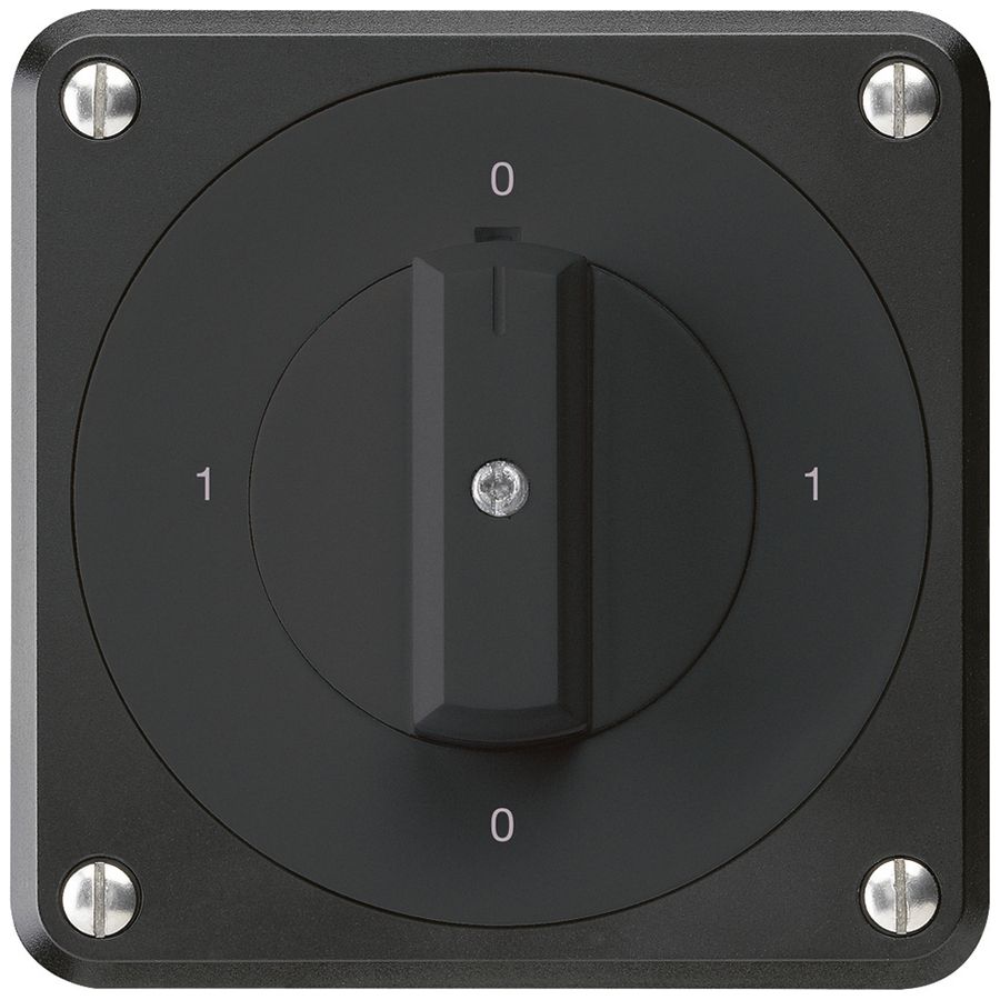 Interruttore rotativo INC robusto IP55 S0/3P nero per combinazione