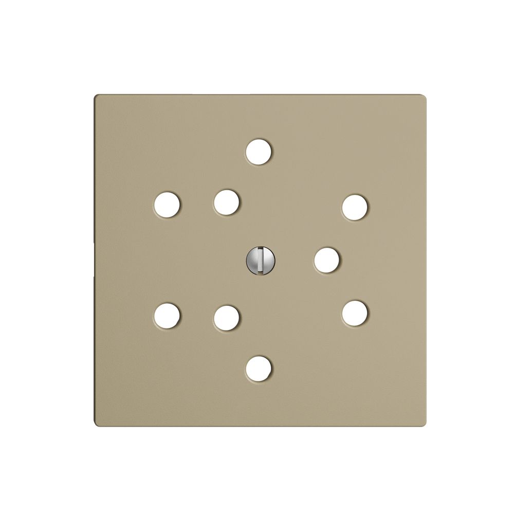 Frontplatte EDIZIOdue 3×T12 sand mit Shutter