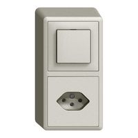 Combinazione AP EDIZIOdue 3/1P+T13 grigio chiaro