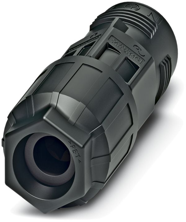 Leitungsverbinder QUICKON 4LPE 0.5…1.5mm² Ø5…10mm 1×Mutter schwarz