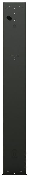 Montagesäule Wallbox Eiffel Basic Dual doppelseitig 1430×220×135mm Alu grau