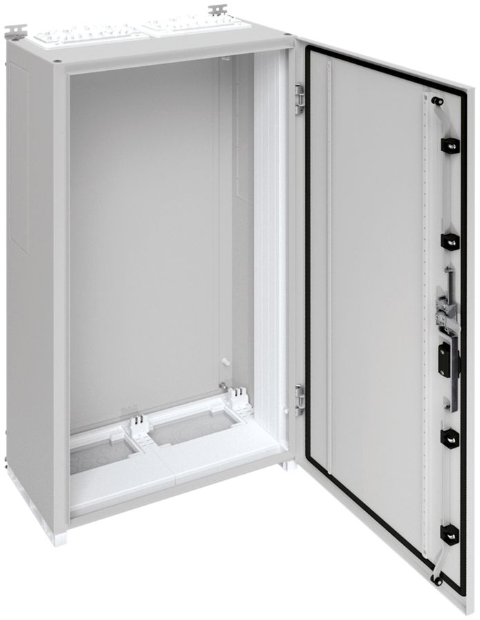 Armadio murale Hager univers con porta piena CP I IP55 1100×550×275mm RAL 7035