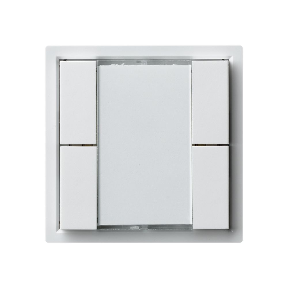 Poussoir multifonction ENC KNX kallysto quadruple blanc