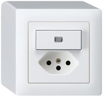 Combinazione luminosa AP 3/1P+T13 bianco kallysto