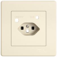 UP-Montageset EDIZIO.liv SNAPFIX® f.Fehlerstrom-Schutzsteckdose T23 Shutter cr