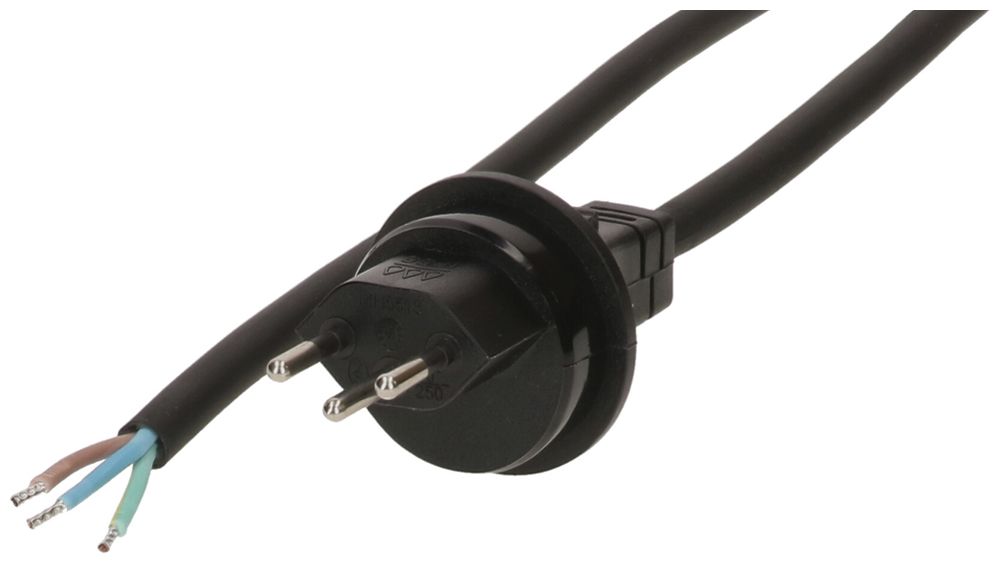 Apparatekabel MAX HAURI GDV 3×1.5mm² 10m schwarz Stecker T13 IP55
