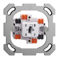 Einsatz Leuchtdruckschalter FH 3/2L LS, LED blau beleuchtet