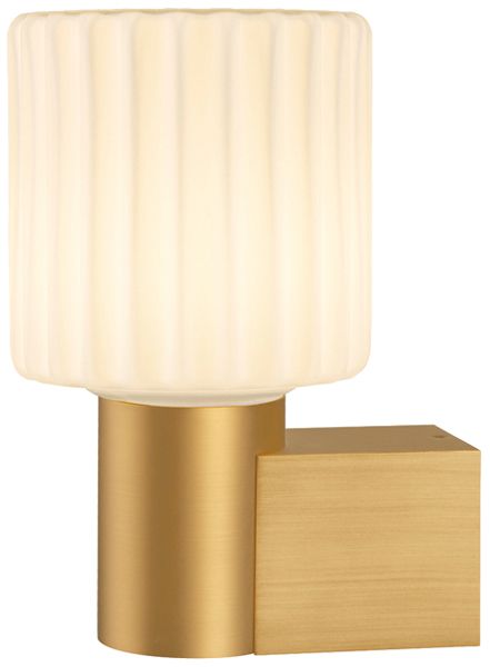 Wandleuchte SLV VARYT E14 1×6W IP44 DIM 119×60×80mm Messing