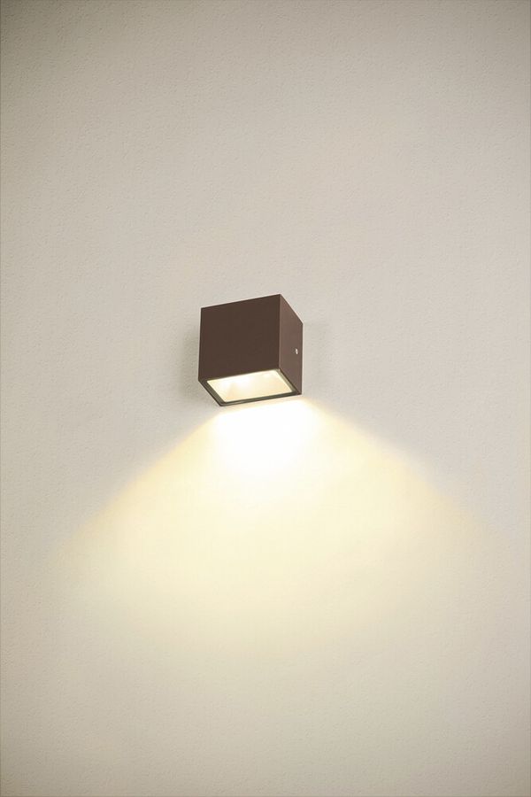 Applique LED SLV SITRA S SINGLE 6.2W 620lm 3000/4000K IP65 rouille
