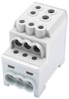 Verteilerblock Bals UBV TYP C/A 1P 200A 1×Eing 6×Ausg 1.5…35mm² 6…70mm² grau