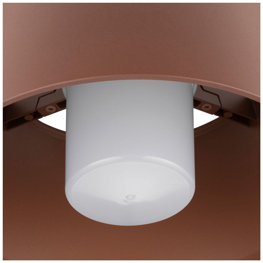 Deckenleuchte SLV PHOTONI CYL E27 1×13W IP65 Ø224×175mm Rost