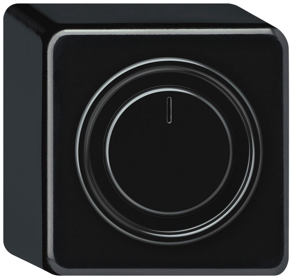 AP-Drehdimmer origin Phasenanschnitt 20…500VA 88×88mm sz