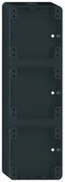 AP-Gehäuse Hager robusto 3×1 276×86mm schwarz