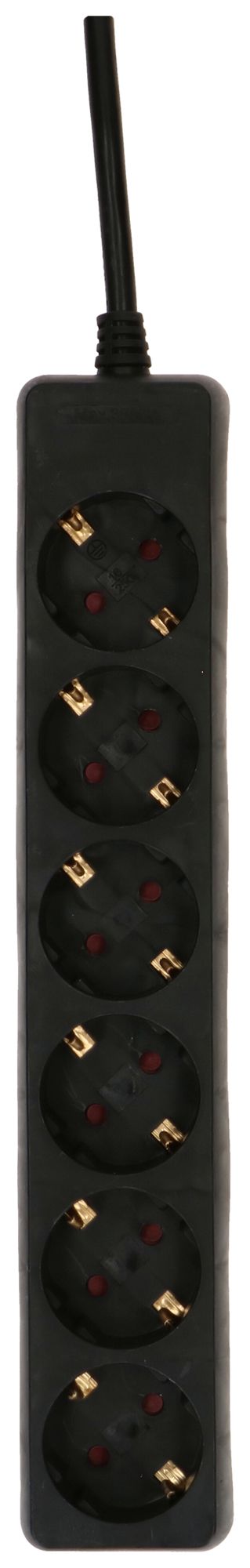Presa multipla MH Kopp 6×Schuko 1.4m 3×1.5mm² nero