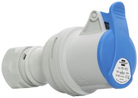 Kupplungssteckdose Brennenstuhl CEE 16A 2L+PE 230V 6h blau Ø79×148mm IP44