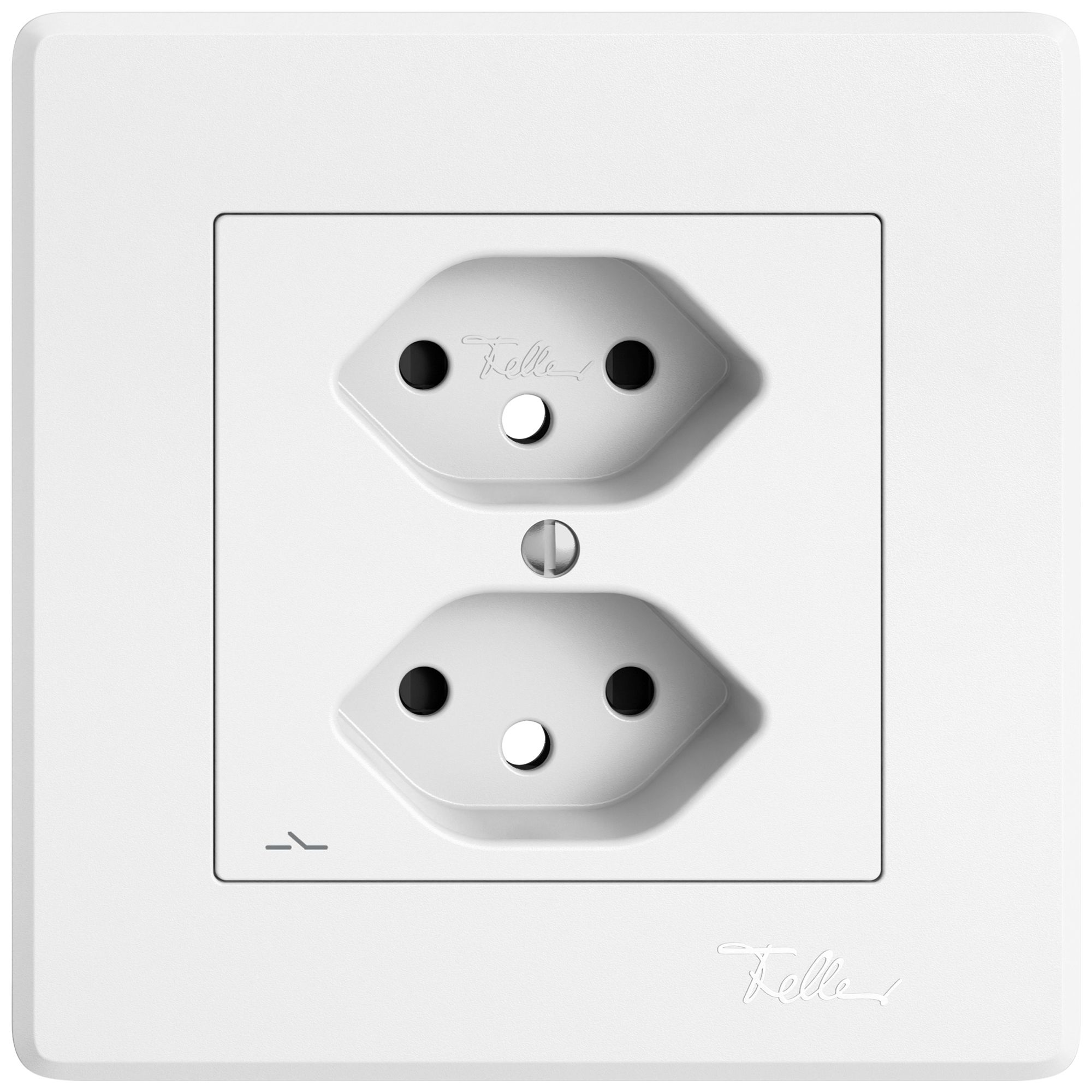 UP-Montageset EDIZIO.liv SNAPFIX® für 2×T13 getrennt Shutter ws