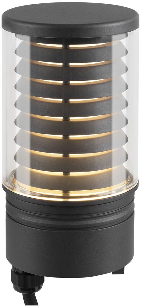 LED-Leuchtenkopf SLV M-POL M Louver DALI 19W 350lm 927/930 IP65 Ø122.6mm anthr.