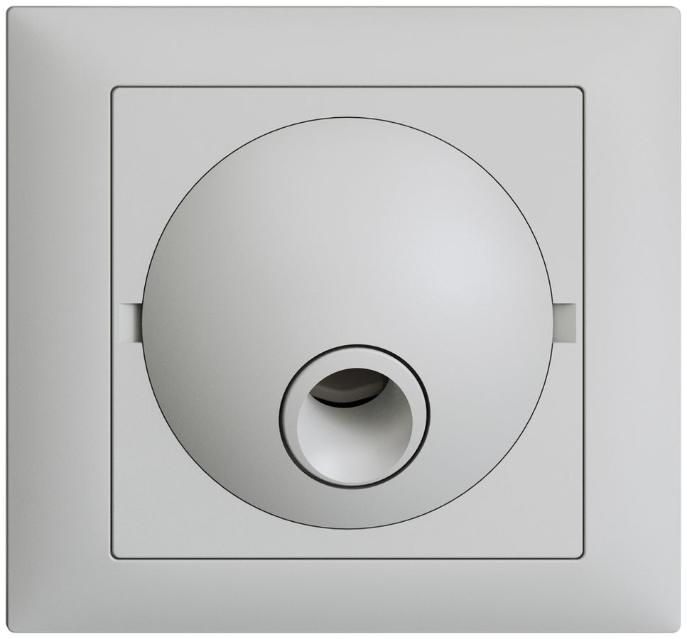 EB-Anschlussdose EDIZIOdue hellgrau, ohne Klemmeneinsatz