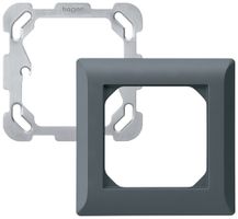 UP-Kopfzeile Hager kallysto.line 1×1 92×92mm anthrazit