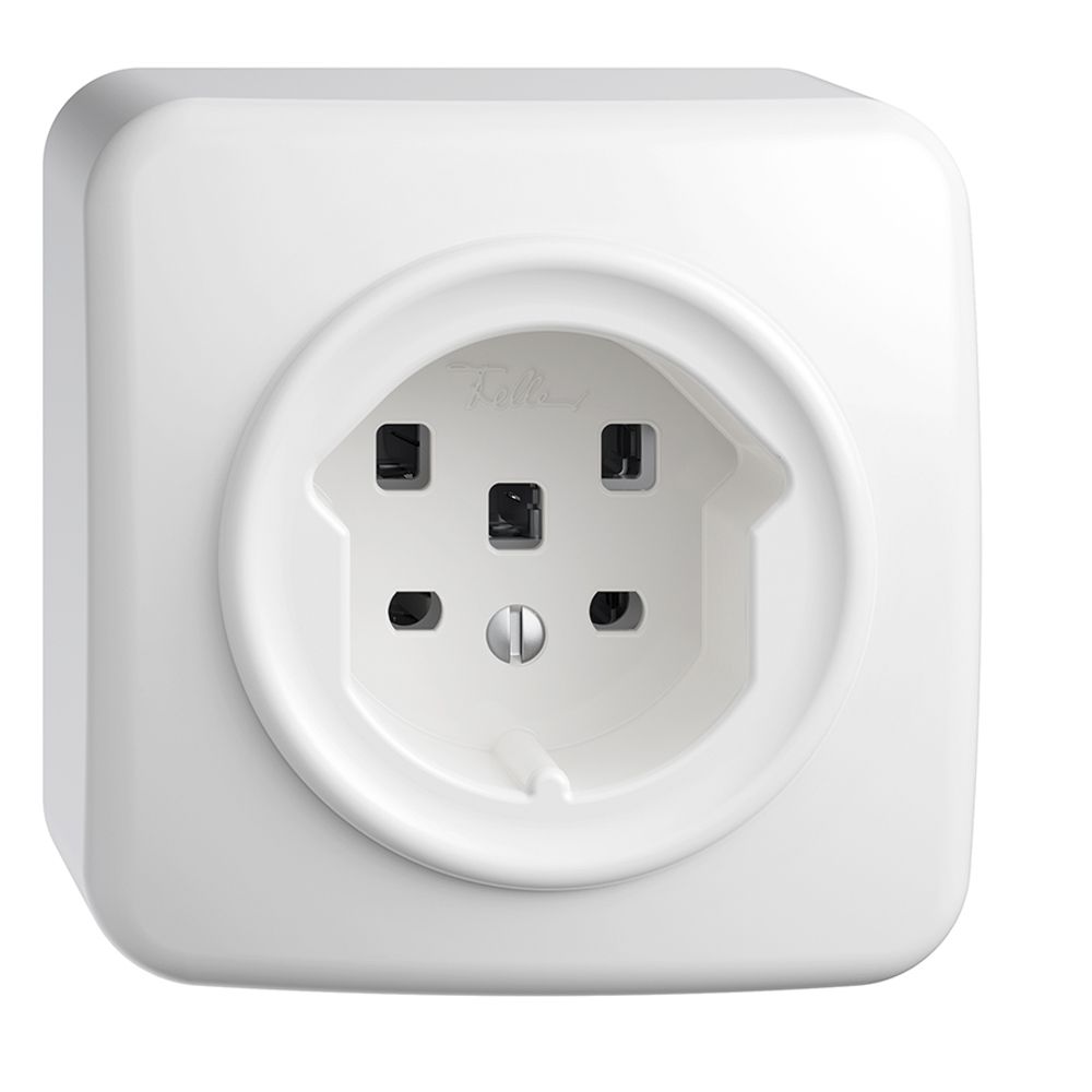 Presa AP STANDARDdue T25 bianco