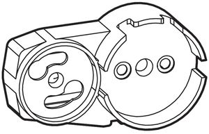 Lampenfassung G13 für T8 mit Startersockel