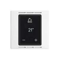 UP-Raumthermostat EDIZIOdue F weiss mit Display, Fussboden- und Raumregler