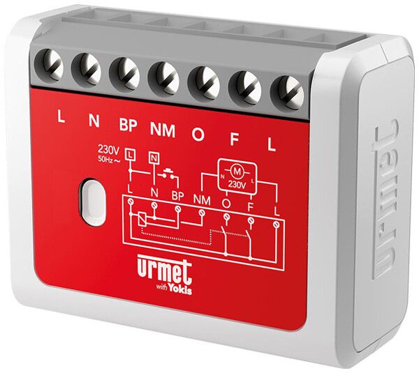 EB-RF-Jalousieaktor Urmet MVR500E-UP Zigbee 1×Ausg 2A 500W AC 1×Eing
